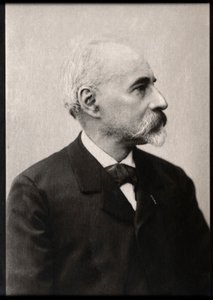 Andre Theuriet（1833-1907）的肖像，法国诗人和小说家。 作者 法国摄影师